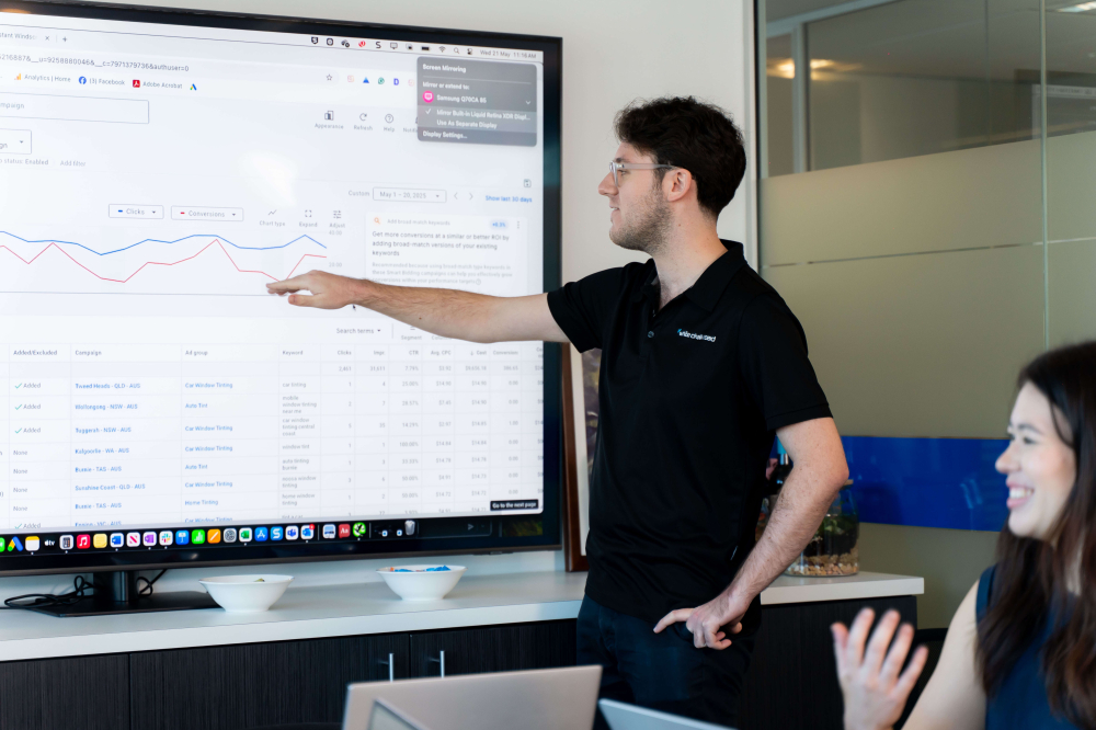 Demonstrating effect of GEO services on helping Perth businesses