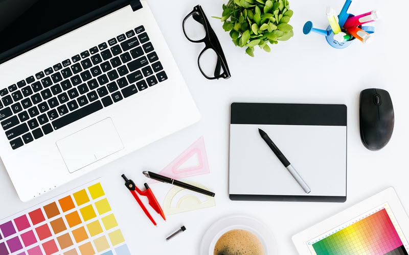 Graphic design marketing tool.